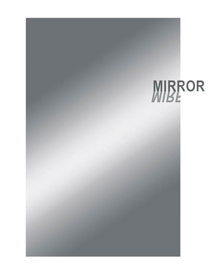 Boston PG-234-MC Foglio per battipenna, 2 strati, 45x29cm, mirror chrome