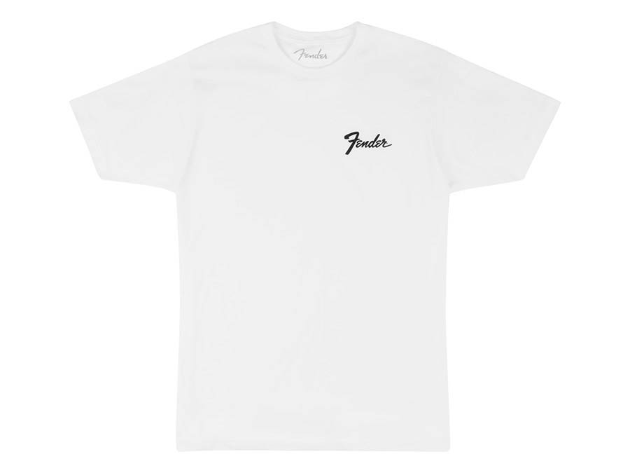 Fender 9192501306 transition logo t-shirt, white, S